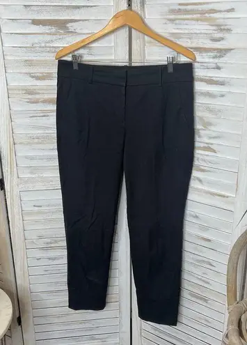 J.Crew  365 Women's 12 Career Work Pant Cameron Crop Black Four Season Stretch