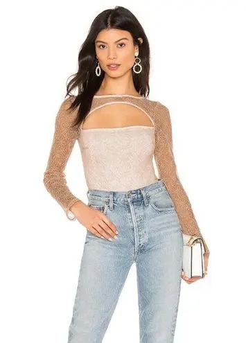 H:ours Host pick 🎉 | Jette Bodysuit Champagne lace floral