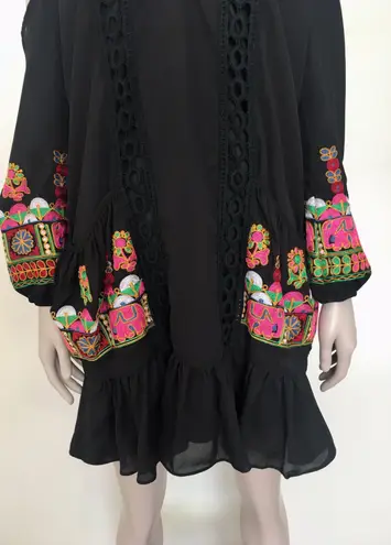 Vava by Joy Han Gabi Cold Shoulder Embroidered Dress