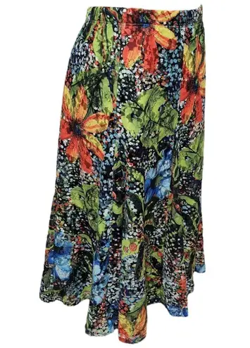 draper's & damon's Tropical Oasis Lace Skirt Size LP