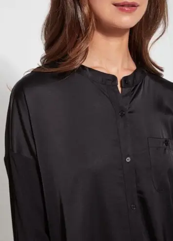 LYSSÉ LYSSE The Eco Satin Shirt (EcoVero™ Stretch Satin)