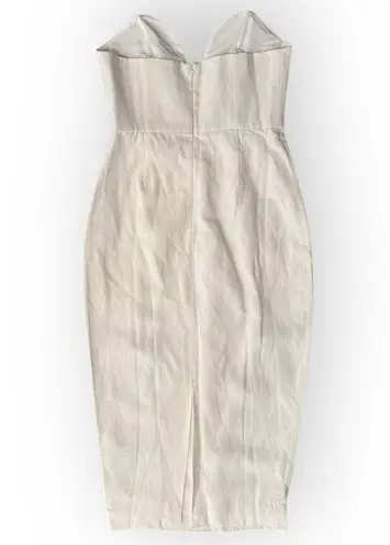 Mara Hoffman NWT Isla Strapless Midi Dress Size 2