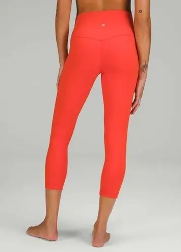 Lululemon  Align High-Rise Lined Crop 23" in Solar Orange Neon Size 6 Leggings