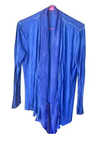 cupio Blue Sheer Cardigan XL