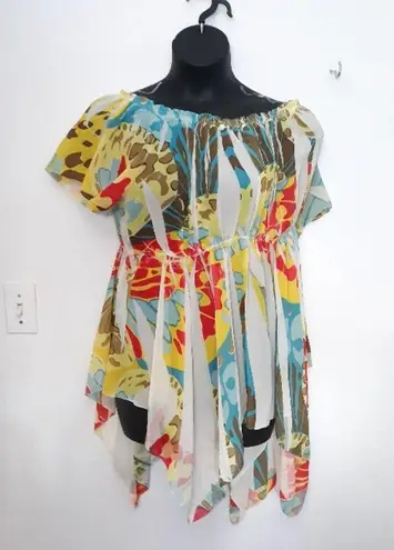 Esmeralda Fashions asymmetrical blouse/ mini dress Size undefined