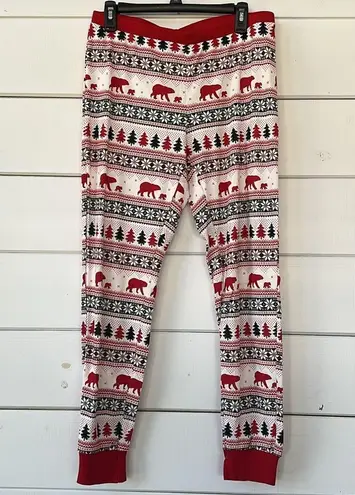 Wondershop Winter Cabin Fair Isle Print PJ Pajama Set NEW Size Large Red