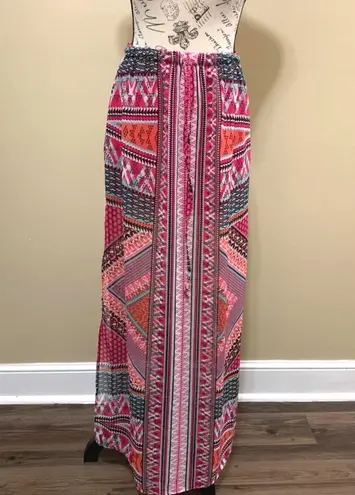 L8ter Long Maxi Sheer Skirt With Slits