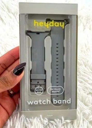 Heyday NEW  Apple Watch Light Gray Casual Silicone Band 42/44mm