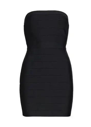 Susana Monaco Women's Strapless Bandage Tube Dress in Black Size XL