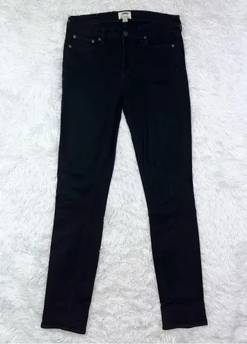 J.Crew  Women’s Mid Rise Reid Straight Black Denim Jeans 27