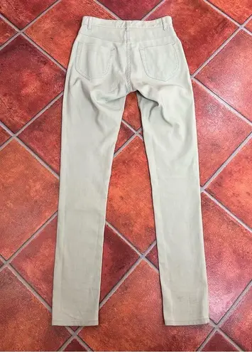 Maison Martin Margiela Pale Green Stretchy Pants Size 27