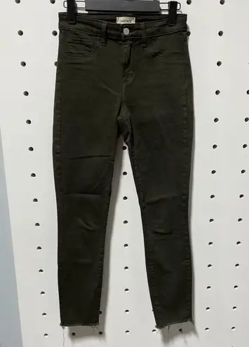 L'Agence L’AGENCE Margo high rise skinny in Picholine green. Size 24