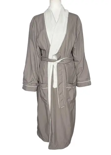 Jennifer Adams Home Luxury Bath Robe Medium Cozy Plush Warm House Robe Gray
