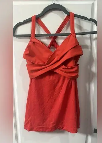 Lululemon Wrap It Up Tank Red Size 6