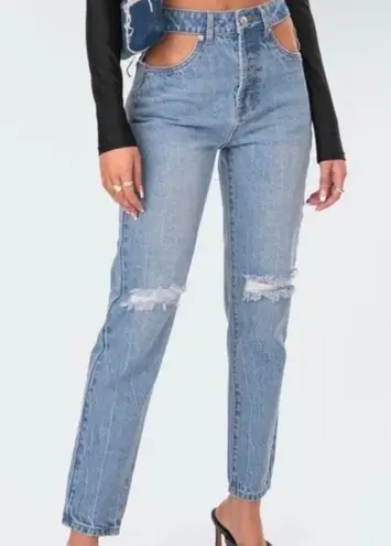 Edikted Pocketless Mom Jeans