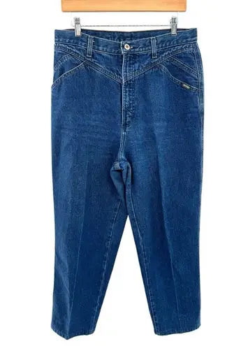 Rocky Mountain Vintage Jeans Women's 15/16 Mom 34X28 Bareback Blue Denim Western