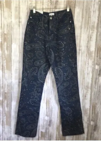 We Wore What NWT  The Icon Night Sky Paisley Straight Leg Jeans