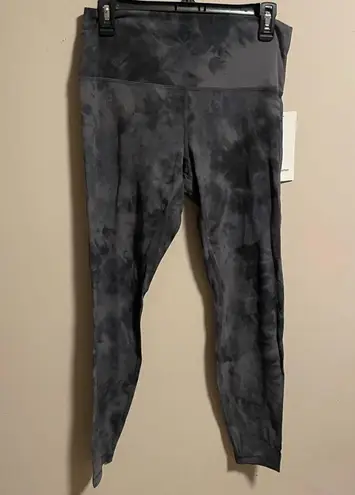 Lululemon NWT  Align Pant 25" *Diamond Dye Diamond Dye Grey Graphite- Size 12