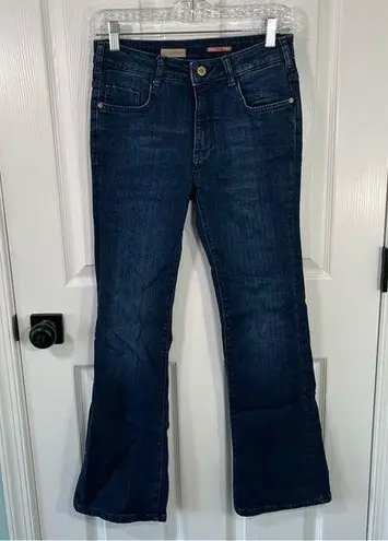 Pilcro The Demilune Boot cut jeans size 28P dark wash