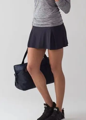 Lululemon  lost in Pace Skirt 13” midnight navy size 12