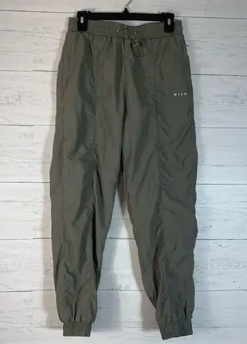 Wilo The Label Pants Women small Anthropologie Wind Pants Jogger Nylon
