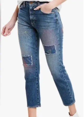 Alice + Olivia AO.LA | By  High Rise Slim Girlfriend Jeans Saint & Sinner Size 25