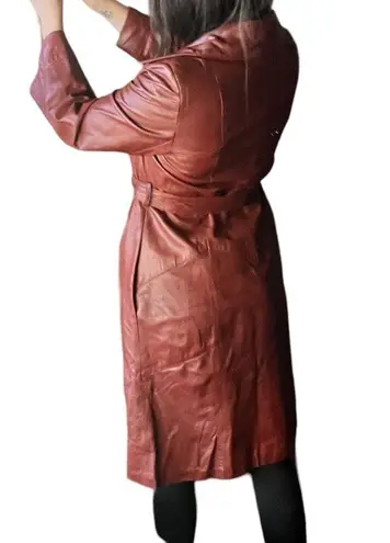 Vintage 24K Dan di Modes Leather Coat. Size M