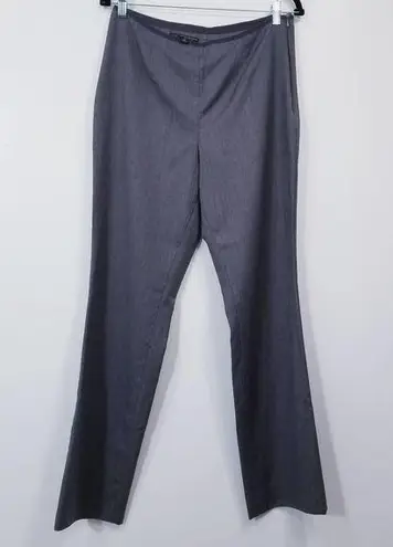 Brooks Brothers  Caroline Fit High Rise Wool Gray Trousers Straight Leg