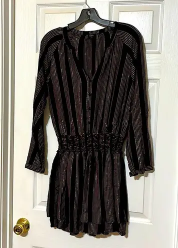 Rails Jasmine Metallic Striped Blouson Dress