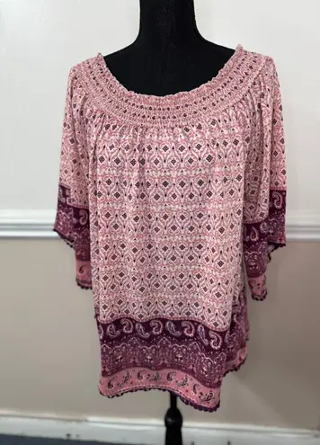 Signature Studio Plus Size Blouse Size 1X