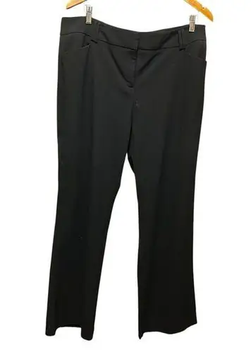 New York & Co Women Pants 16 Averege Black Stretch Work Minimalist Office Career