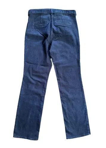 NYDJ Marilyn Straight Leg Tie Belt High Rise Lift Tuck Technology Womens Size 10