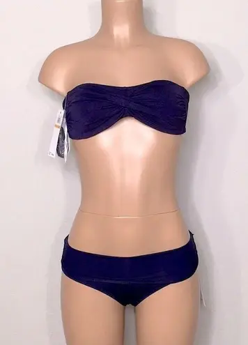 Anne cole  multi-way navy bikini. S/XS. NWT