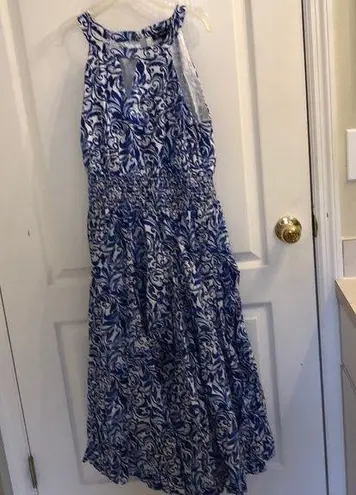 INC  Blue & White Fancy Sundress📝