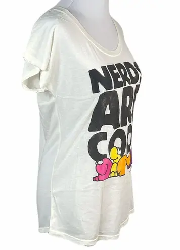 Life Clothing Co. Nerds Are Cool T-Shirt, Cream, Medium