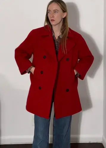 Preston & York  Red Wool Coat