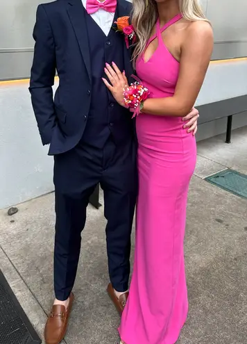 Likely Lively Crossover Halter Dress