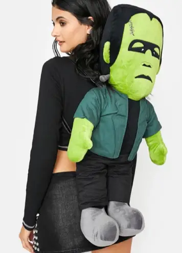 Dolls Kill New Sold Out  x Universal Monsters “It's Alive” Frankenstein Plushie Backpack