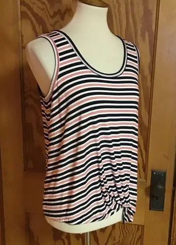 Christian Siriano slouchy striped tank top Size M