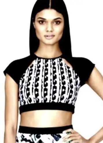 Peter pilotto Street To Swim Cropped Scuba Top