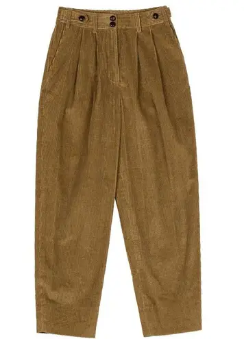 💕DOEN💕 Atherton Pant ~ High Waisted Corduroy Pants Chestnut Brown 6 NWT