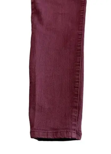 Liverpool Maternity Jeans Womens Size 2 Plum Tummy Panel 26x27 Shaping Baby