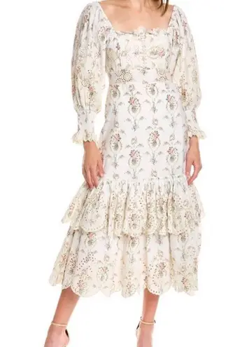 Love Shack Fancy eyelet ruffle dress NEW