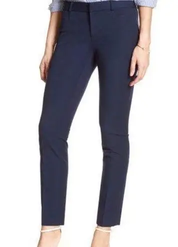 Banana Republic  Women's Navy Blue Petite Skinny Sloan Pant Trouser Slacks