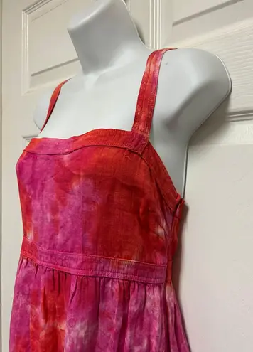 Honorine Athena Linen Maxi Dress Pink Size M