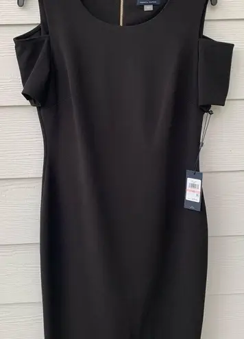 Tommy Hilfiger  Scuba Crepe Short Cold Shoulder Sleeve Dress size 10