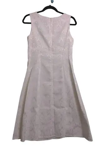 Jessica McClintock Gunne Sax Womens Formal Dress White Mesh Sleeveless USA 7