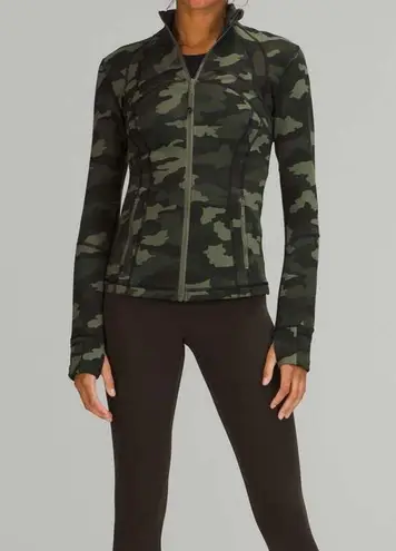 Lululemon ၄၂ Define Jacket Heritage 365 Camo Medium Olive Multi - Image 2