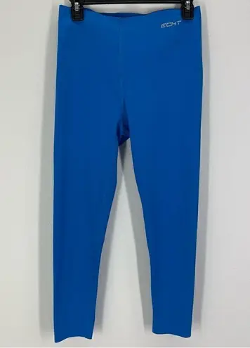 ECHT High Rise Seamless Range V3 Crop Leggings (Blue Horizon) - Large