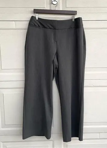 Lane Bryant  Womens Pants Slacks Gray Wide Leg Trouser Career Plus 14